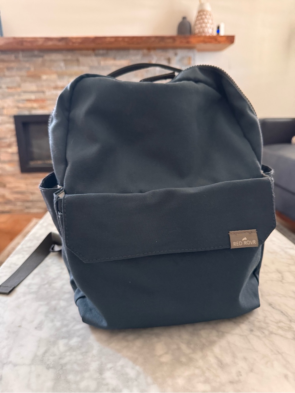 Red Rovr Mini Roo Navy Everyday diaper bag Backpack